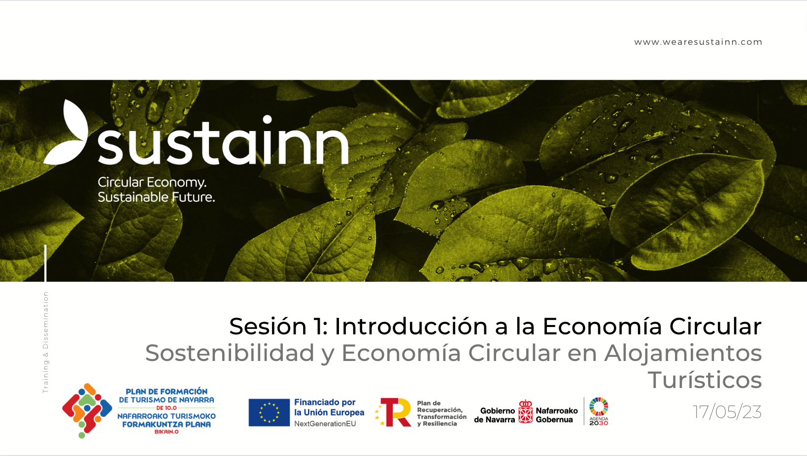 Formación en Sostenibilidad y Economía Circular en Alojamientos Turísticos